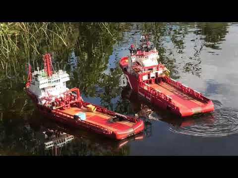 Offshore RC Ship Models - Far Scout  Olympic Supplier - scale 1:75 in 4K